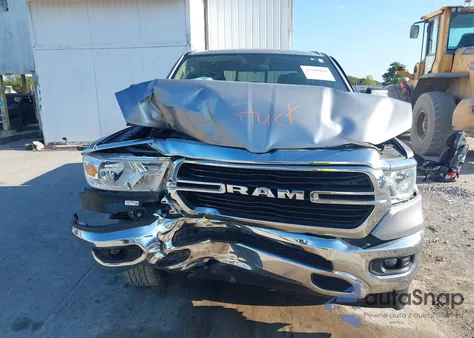 2019 Ram 1500 Big Horn/Lone Star 4X4 5'7 Box из США, поврежденный, VIN 1C6RRFFG1KN780429